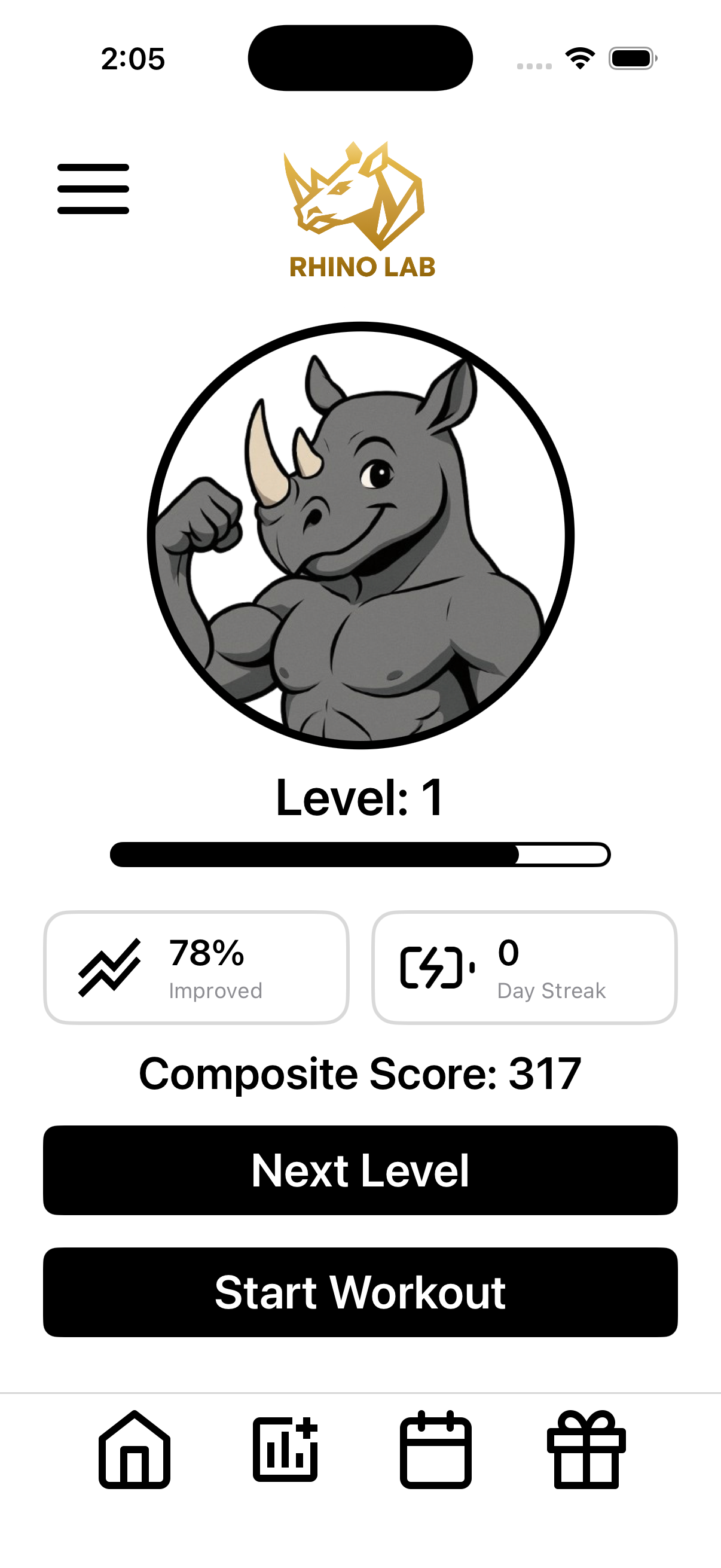 Rhino Lab app screenshot